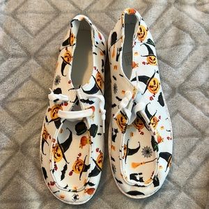 Halloween themed shoes.